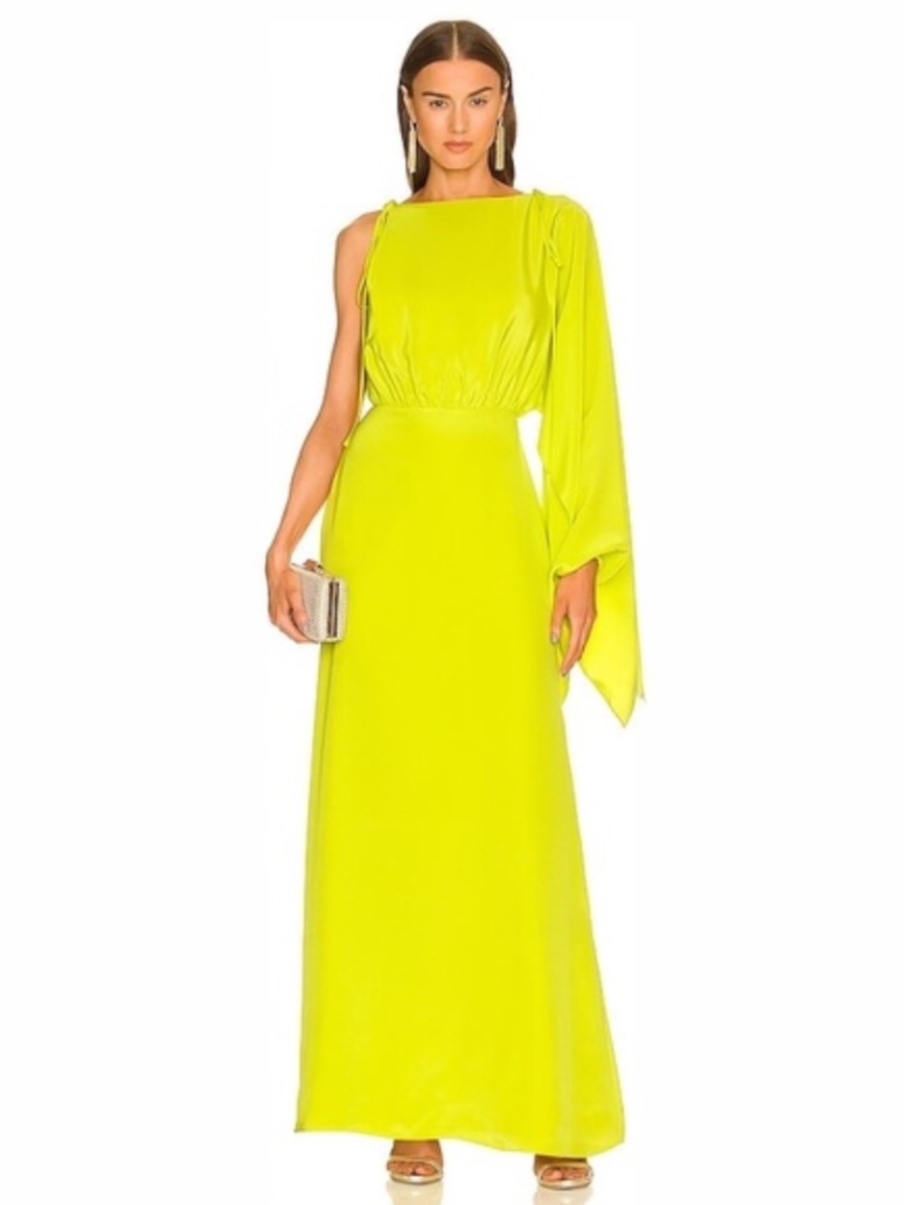 Alexis Elba Gown in Chartreuse
